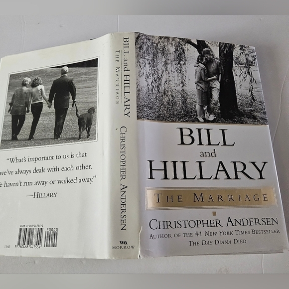 Bill & Hillary The Marriage Christopher Andersen 99 Home Accent Coffe Table book - Picture 4 of 14